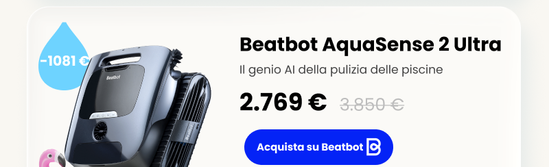 Beatbot Aquasense 2 ultra: Il genio AI della pulizia delle piscine
