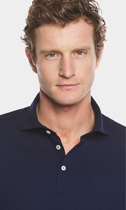 Polo manica corta in cotone piquet