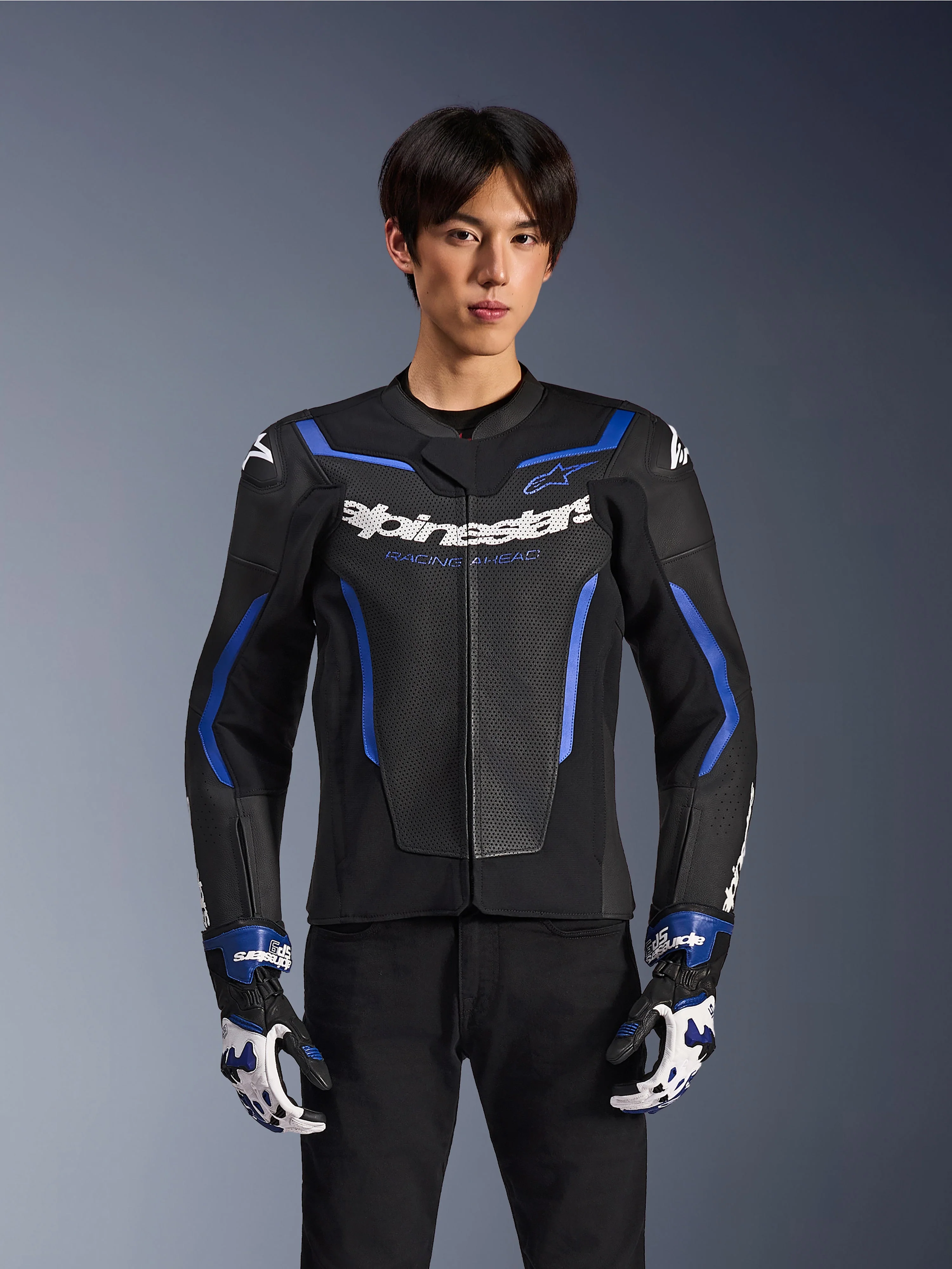 Image of Giacca In Pelle GP Force V2 Airflow