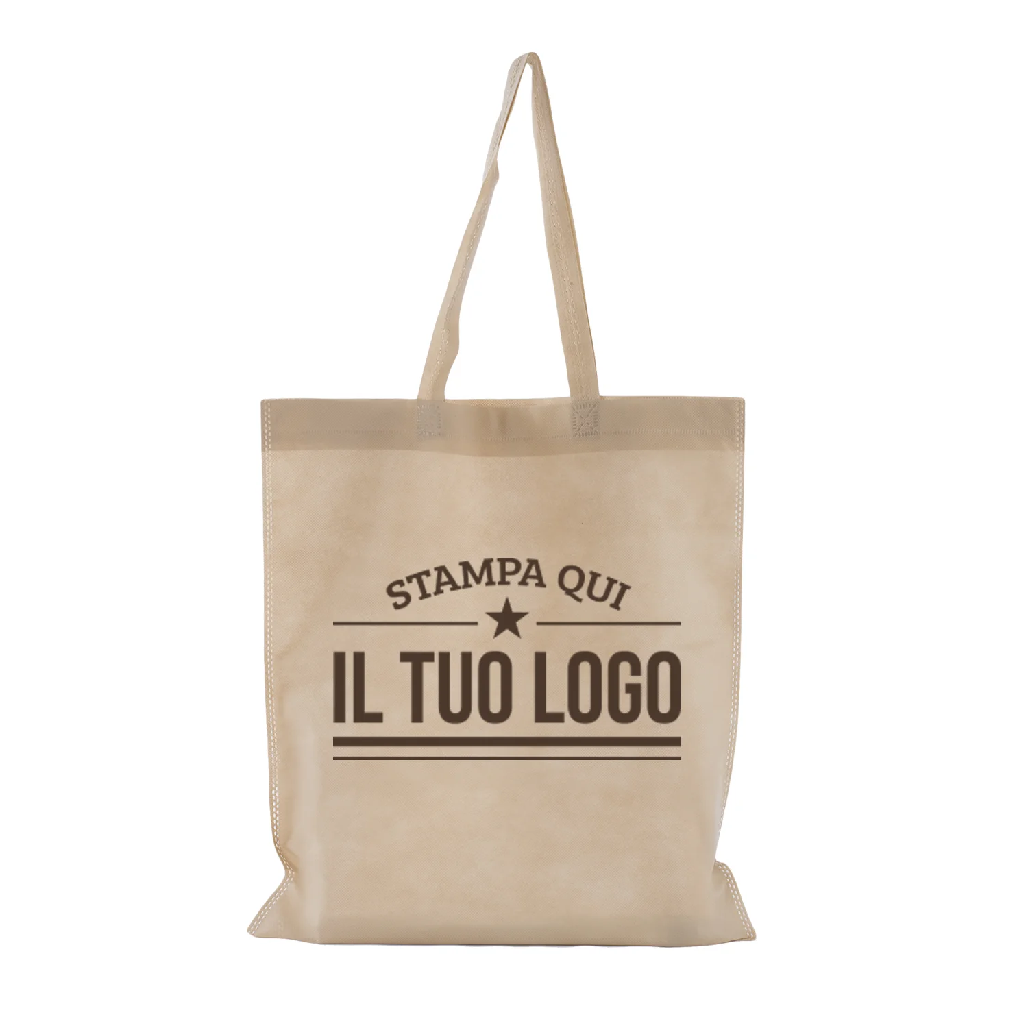 Image of Shopper TNT Manico Lungo Personalizzate 2 Lati