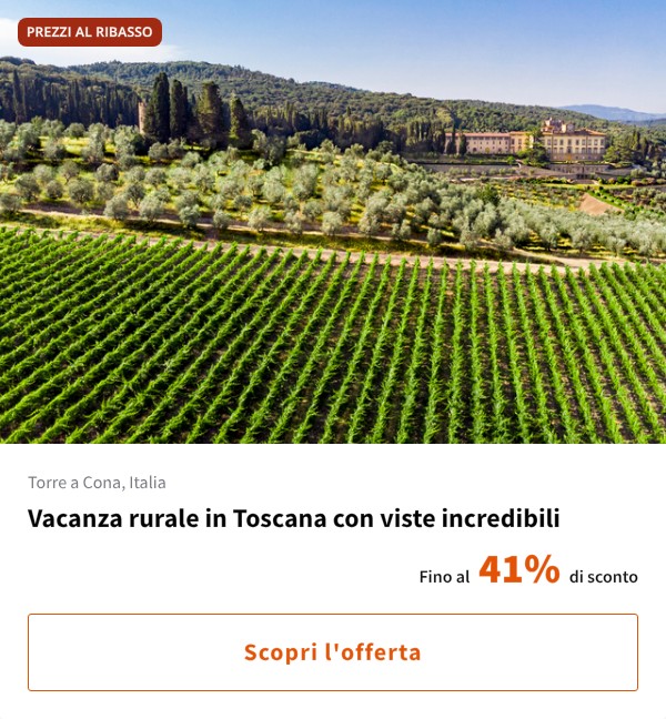 Vacanza rurale in Toscana con viste incredibili