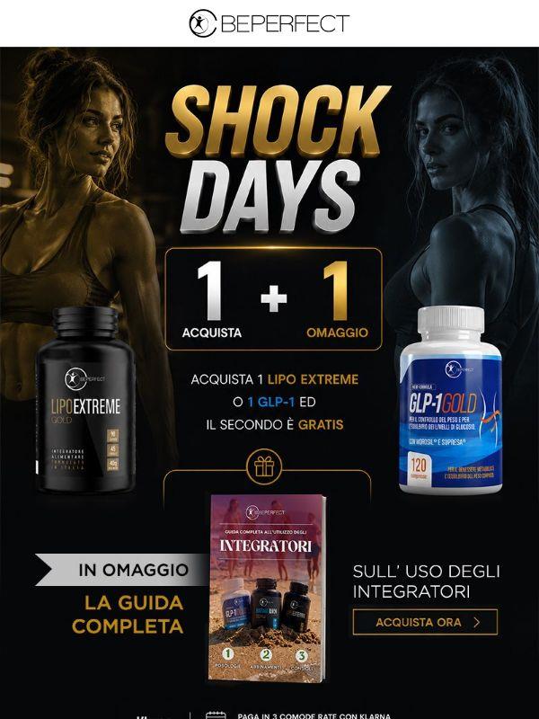 ⚡️ -50% su Lipo Extreme e GLP-1 Gold!