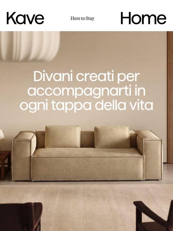 Un divano che cambia con te