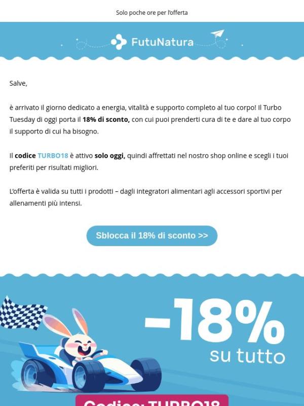 Il Turbo 18% torna 🏎️