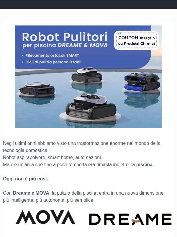 Scopri la nuova generazione di robot piscina Dreame & MOVA