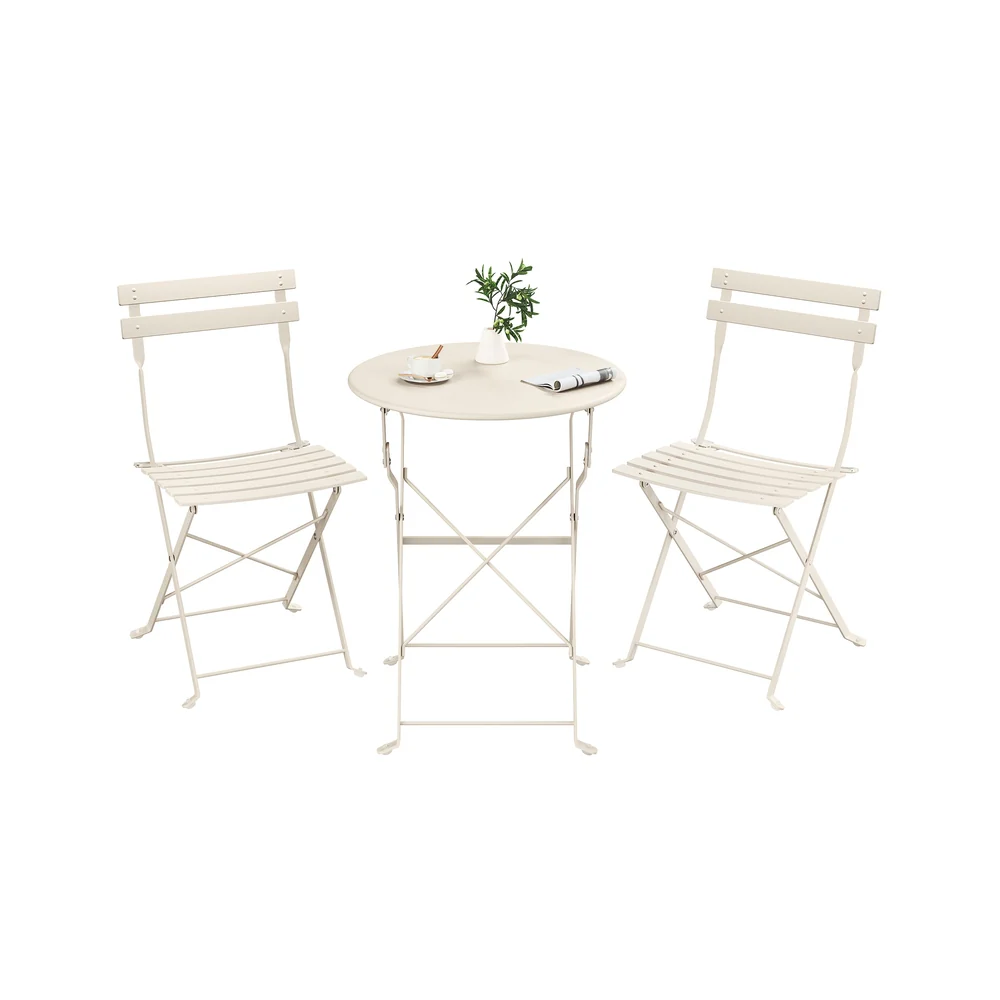 Image of Set da Giardino Pieghevole per Balcone e Terrazza