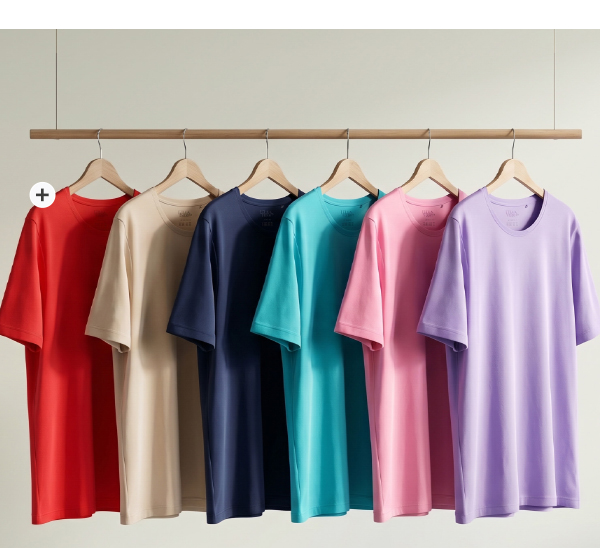 Maglia dal taglio morbido con scollo rotondo e mezze maniche