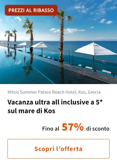 Vacanza ultra all inclusive a 5* sul mare di Kos