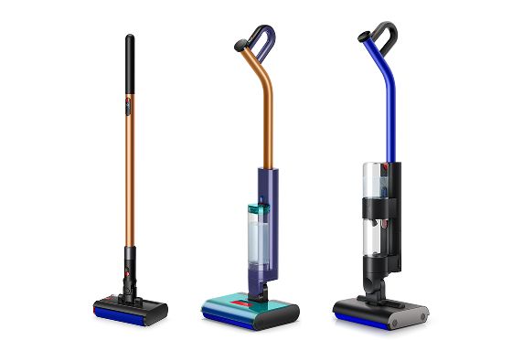 Dyson wet floor cleaning machine range.