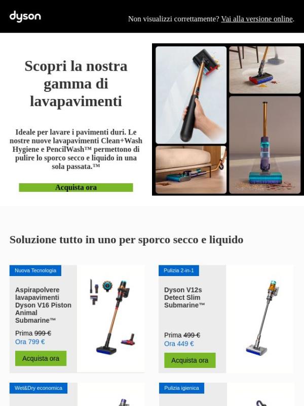 Scopri la nostra gamma di lavapavimenti