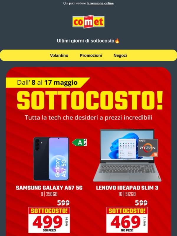 SOTTOCOSTO | Ultimi giorni 🔥