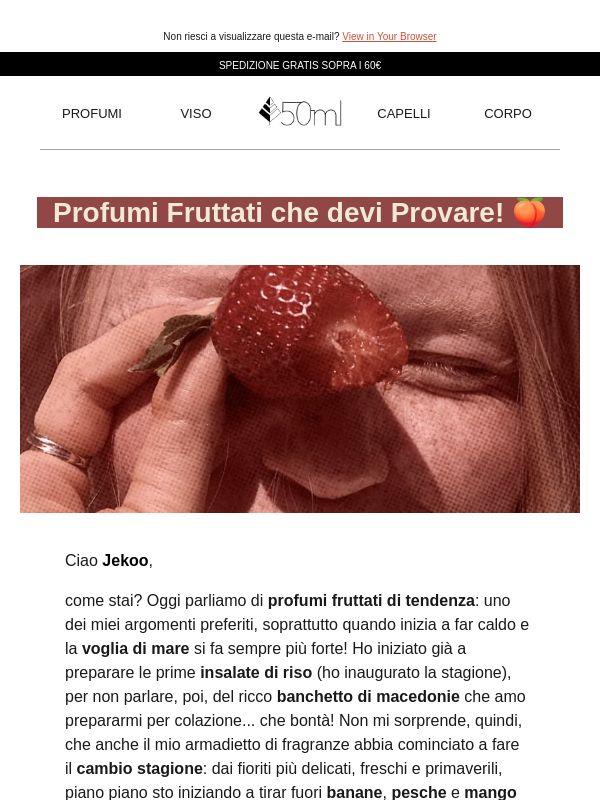 Jekoo, che profumo alla frutta ti piace?🍑