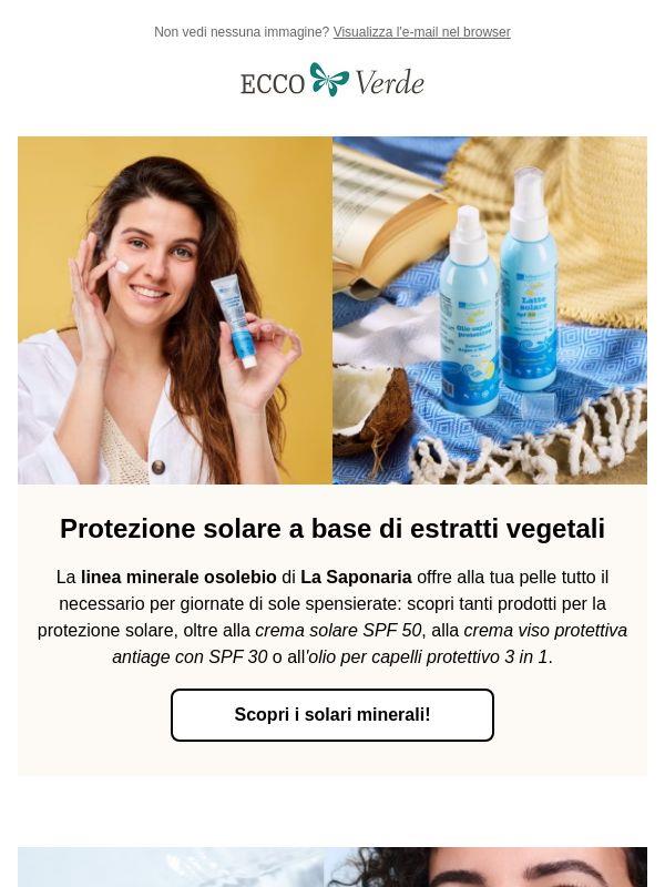 ☀️ Scopri i solari di La Saponaria 😎
