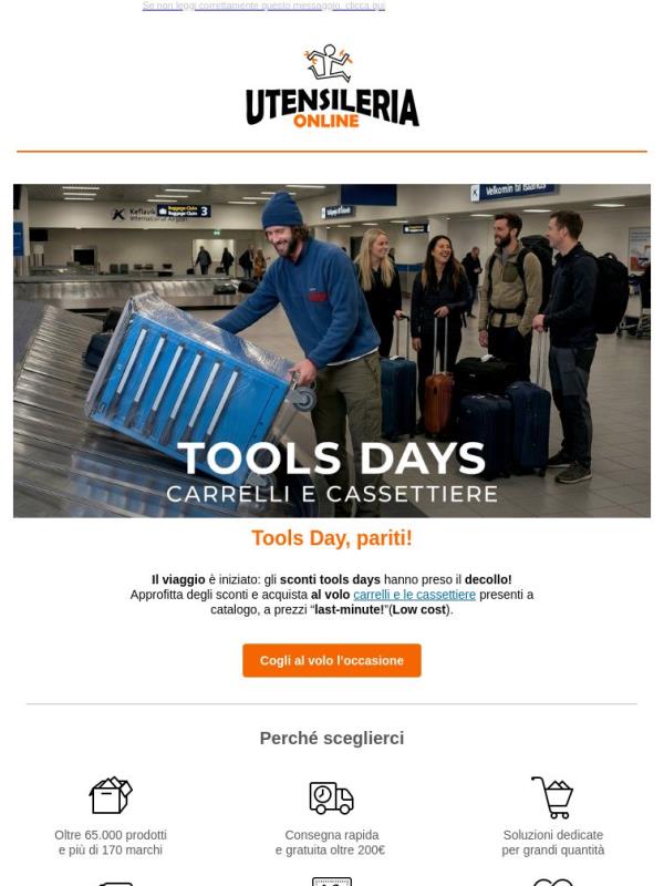 Iniziano le promo dei Tools Days 🏷️