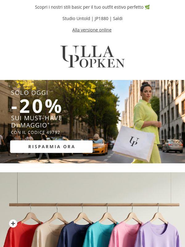 🌟 Sotto i riflettori: 20% di sconto su una selezione speciale!