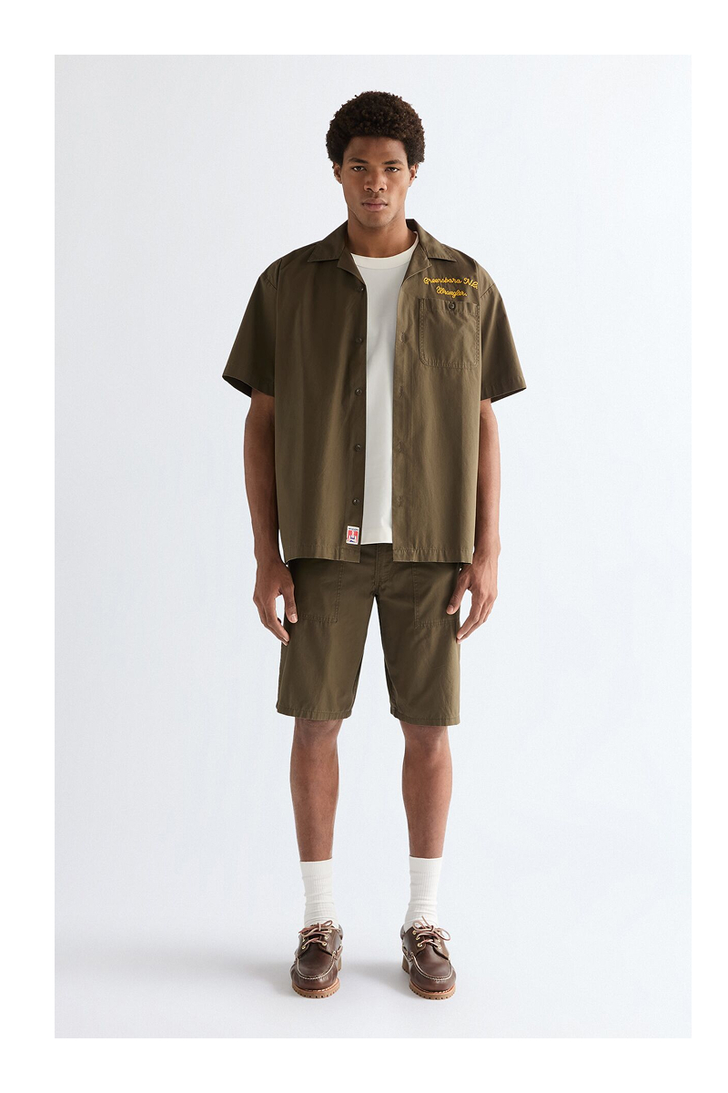 Relaxed Lightweight Short Sleeve Utility Shirt