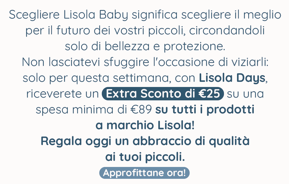 Extra Sconto di 25€ con Lisola Days!