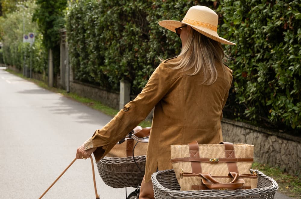 Borsa Donna Naxos in Paglia