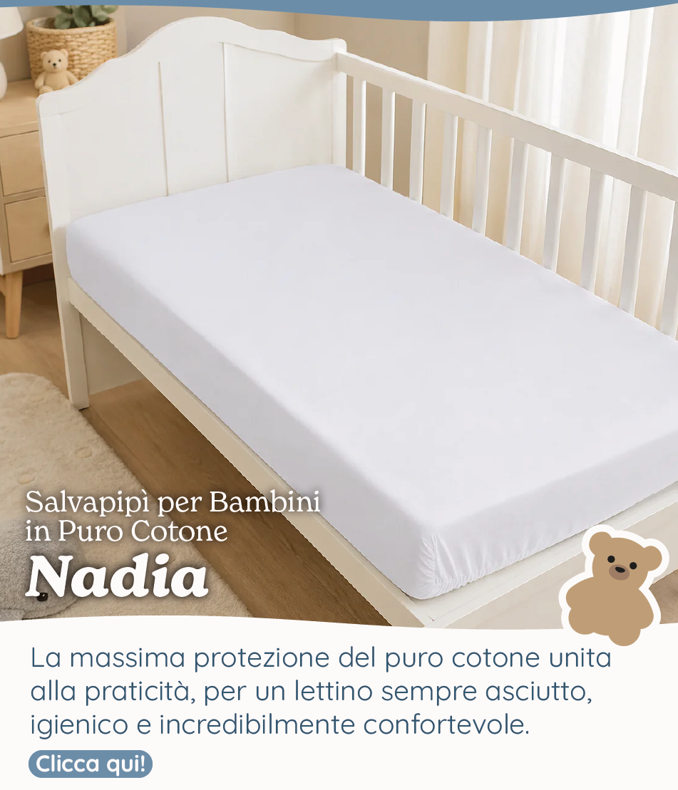 Salvapipì per Bambini in Puro Cotone - Nadia