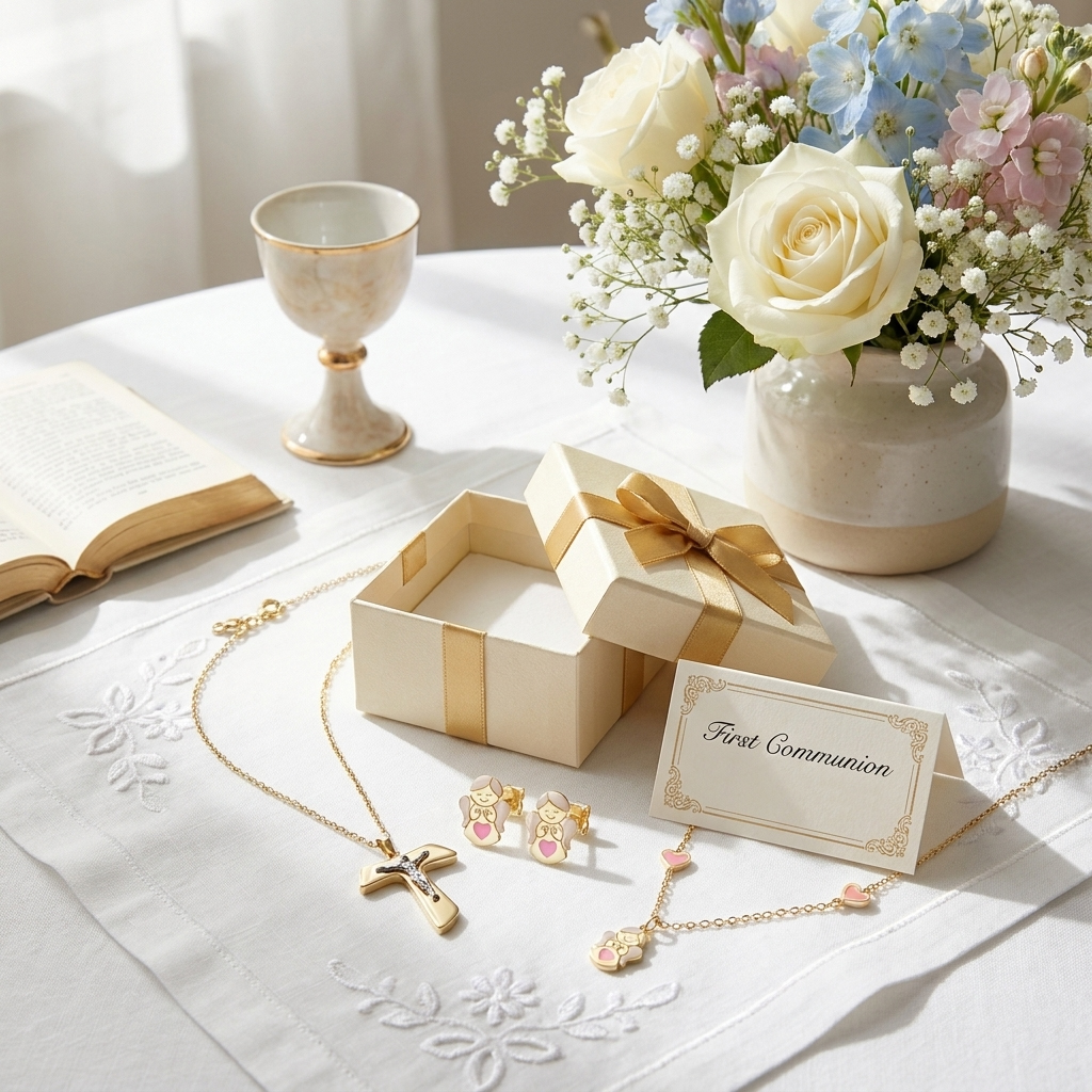 Idee regalo Comunione oro