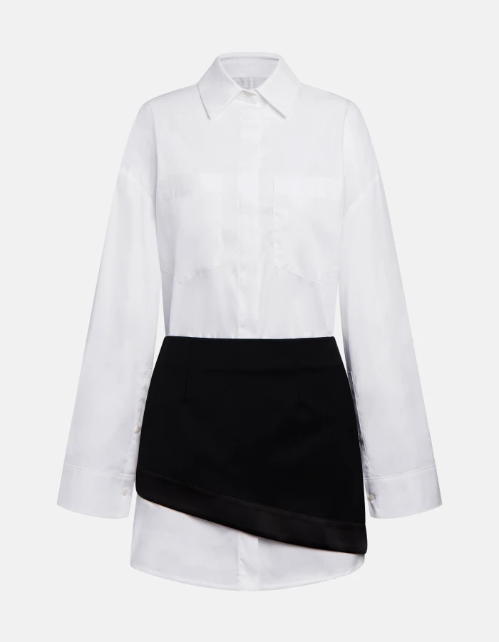 Image of Dondup Abito corto in gabardina tinto filo