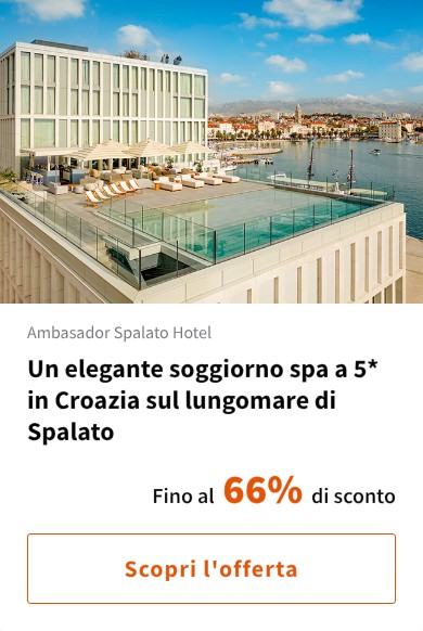 Un elegante soggiorno spa a 5* in Croazia sul lungomare di Spalato