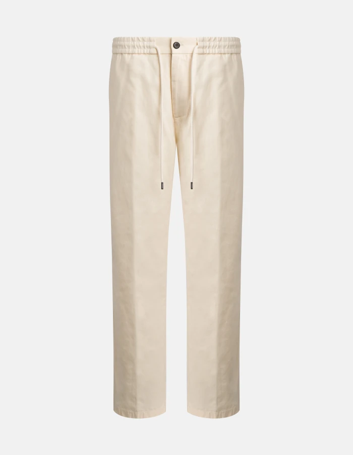 Image of Dondup Pantaloni Noel jogger in crêpe di cotone