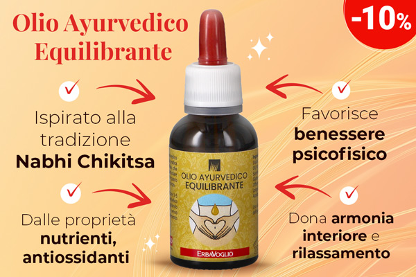Sconto 10% Olio Ayurvedico Equilibrante