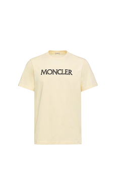 T-shirt in cotone con stampa logata