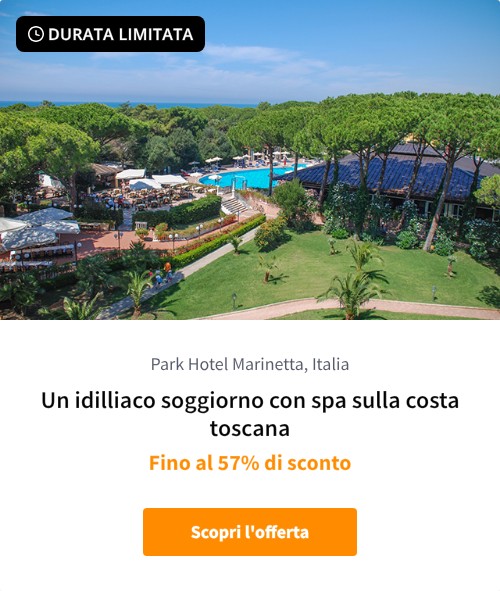 Un idilliaco soggiorno con spa sulla costa toscana