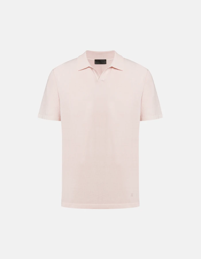 Image of Dondup Polo regular in crêpe di cotone