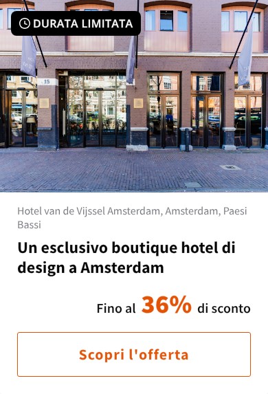 Un esclusivo boutique hotel di design a Amsterdam