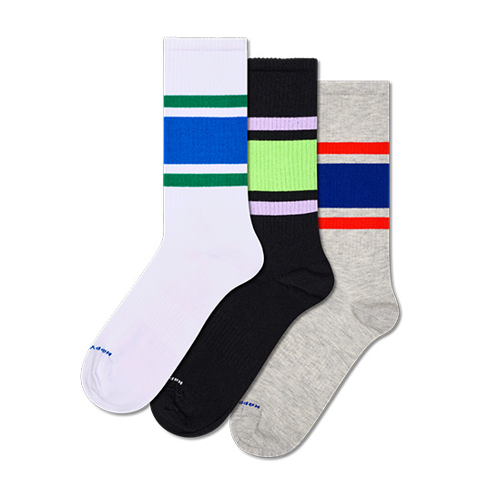 Confezione da 3 paia di calzini Simple Stripe