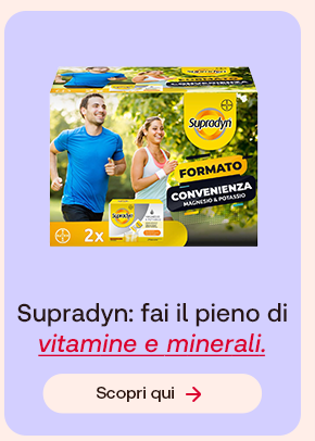 Supradyn: fai il pieno di vitamine e minerali.