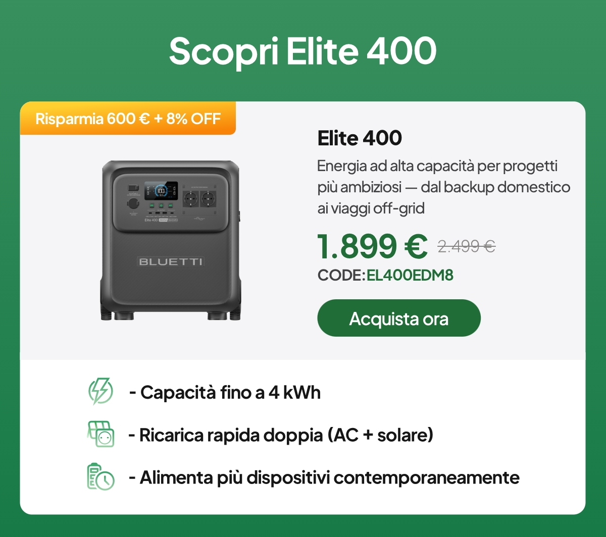 BLUETTI Elite 400