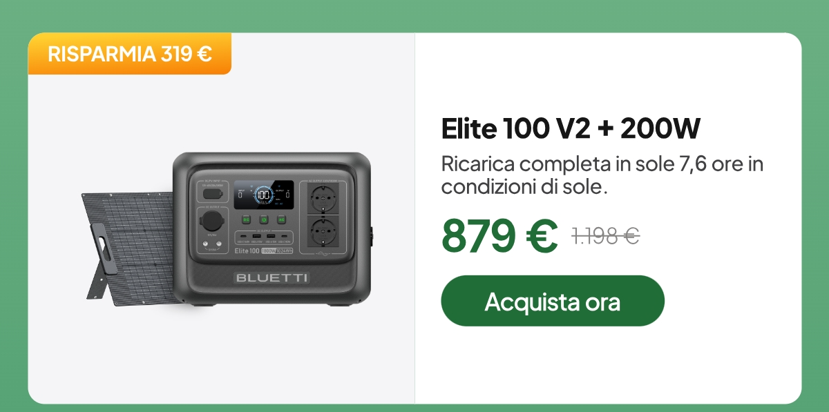 BLUETTI Elite 100 V2+200W
