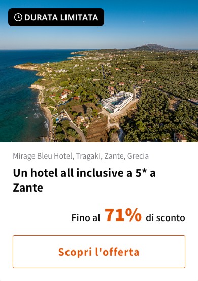 Un hotel all inclusive a 5* a Zante