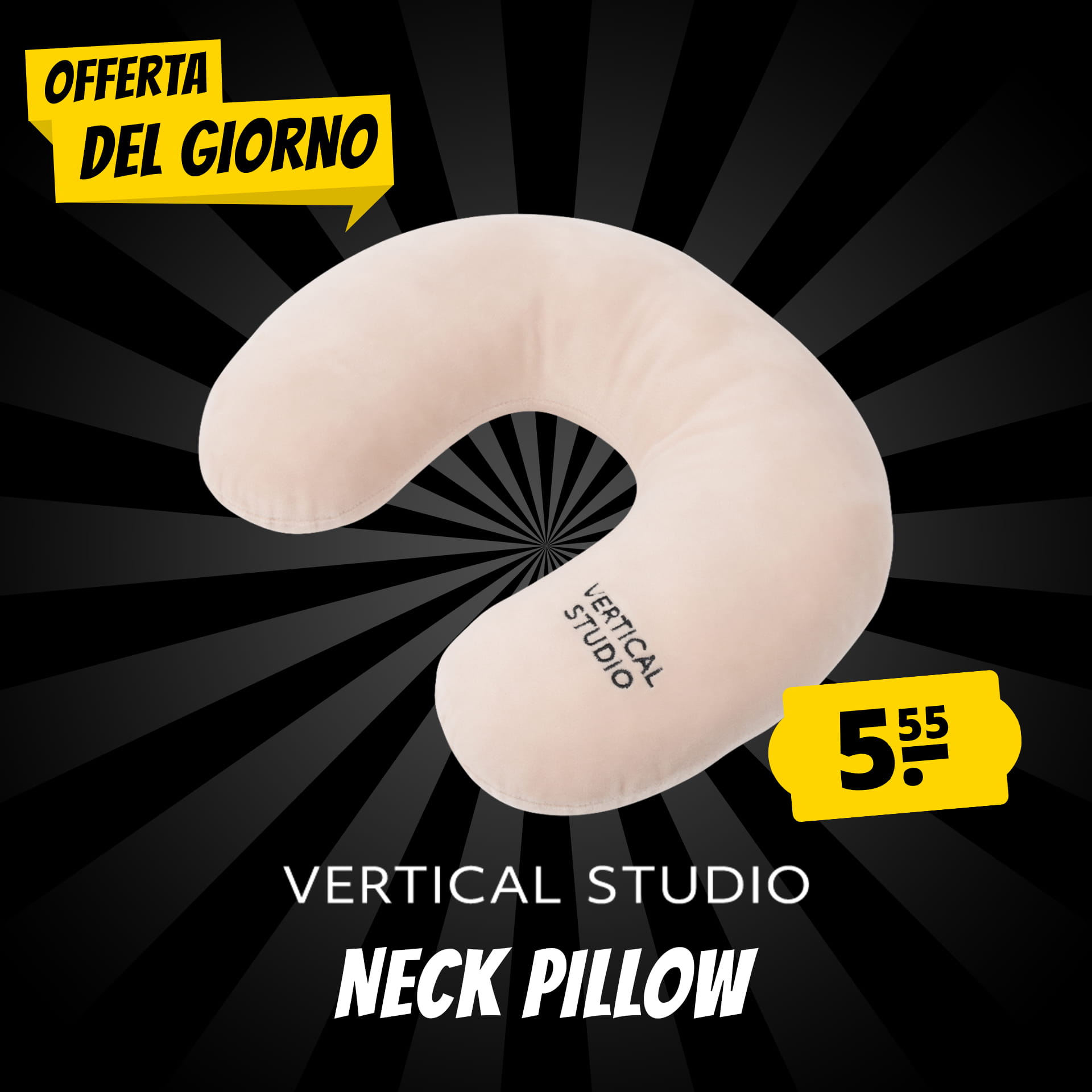 vertical studio cuscino per il collo norrkoeping