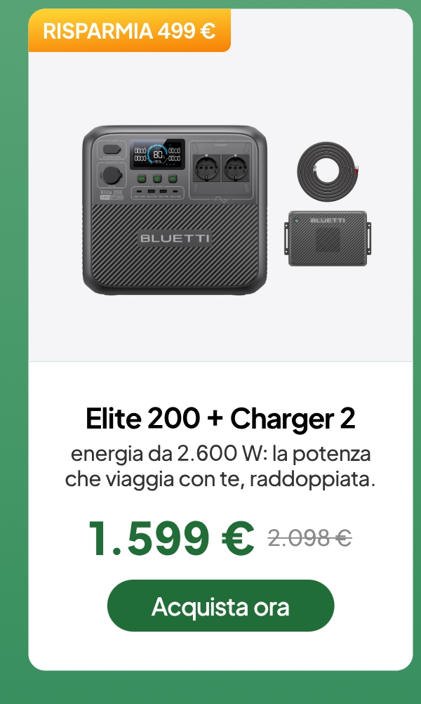 BLUETTI Elite 200 + Charger 2