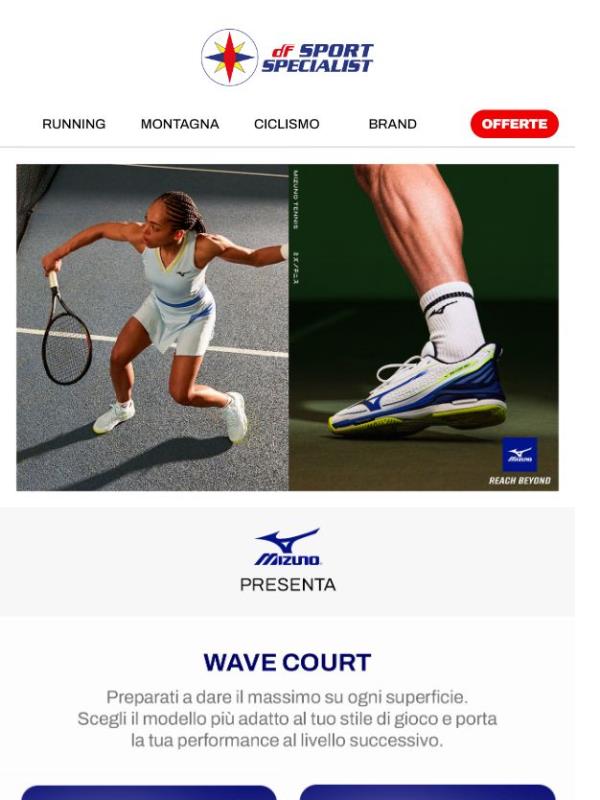 Scopri Mizuno tennis 🎾