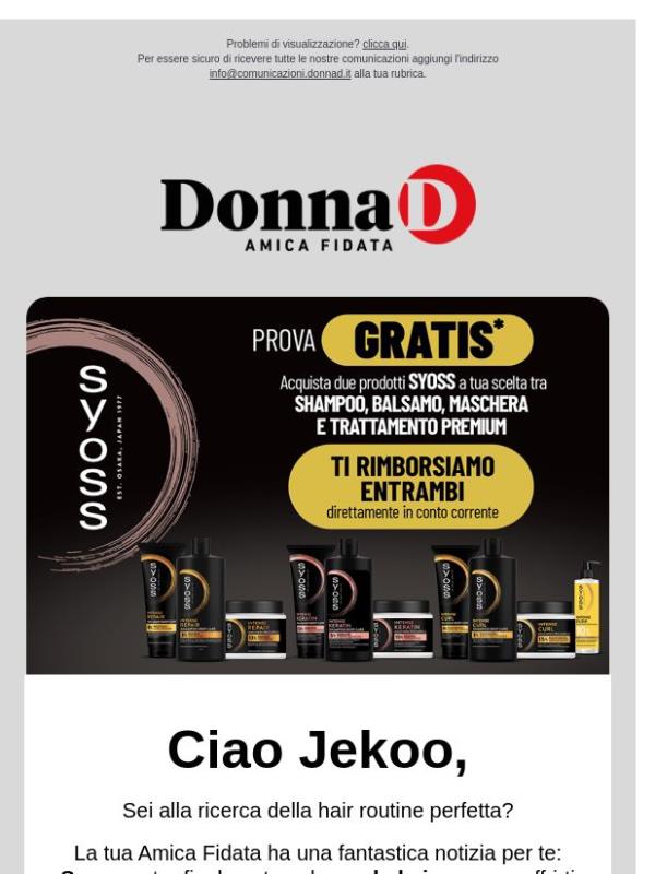 La tua hair routine si rinnova...con un vantaggio imperdibile!