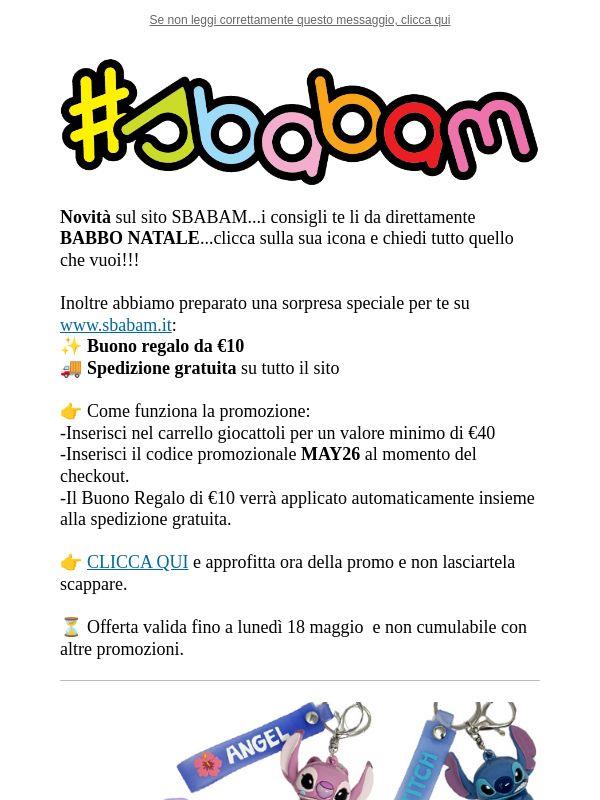 Babbo Natale ti consiglia e solo per te sconto € 10 + spedizione gratuita