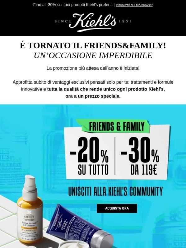 Il Friends & Family è tornato 💚