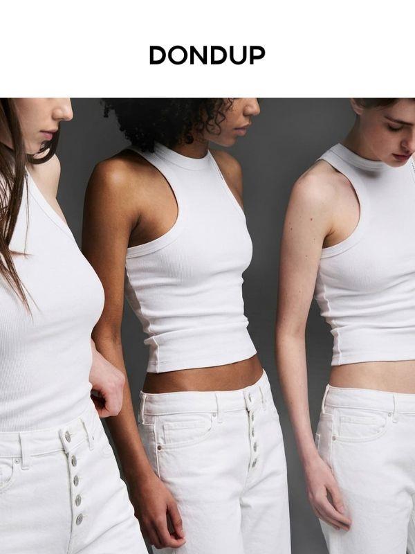 Il bianco, indossato con naturalezza