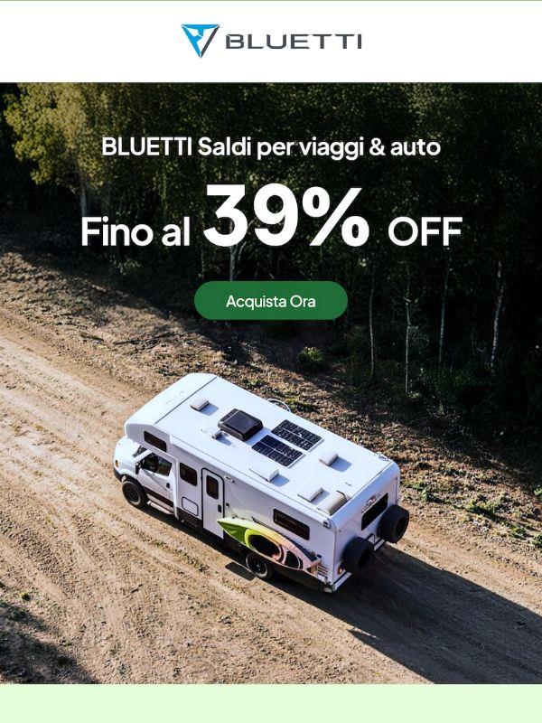 Fino al 39% di sconto per il tuo viaggio!