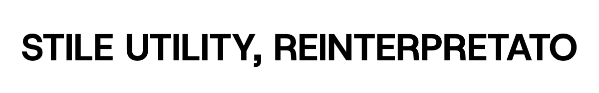 Stile utility, reinterpretato