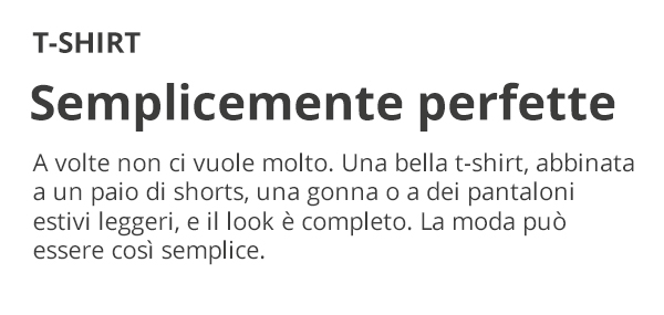 Trova la t-shirt perfetta per ogni giorno d'estate