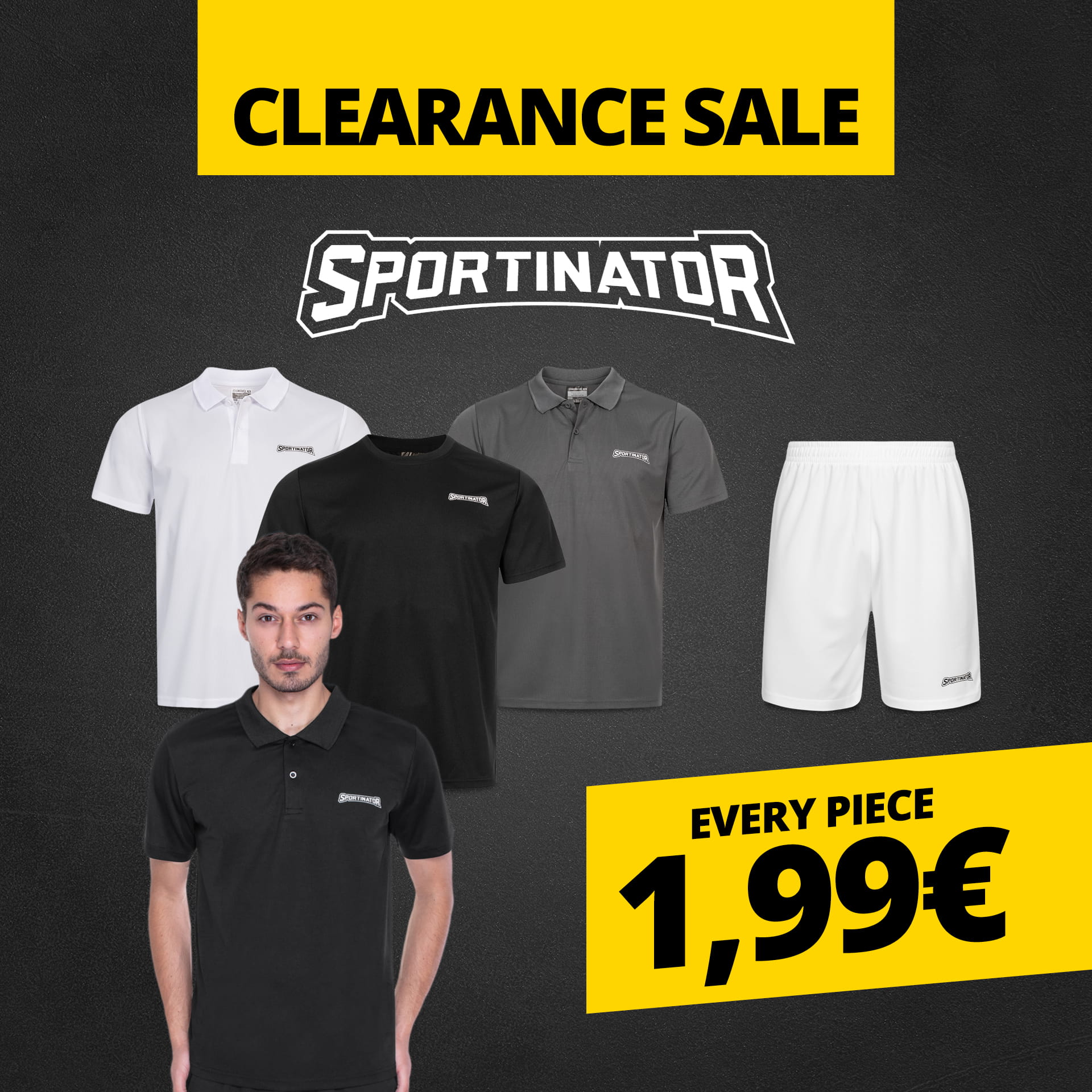 sportinator essentials uomo polo per l allenamento