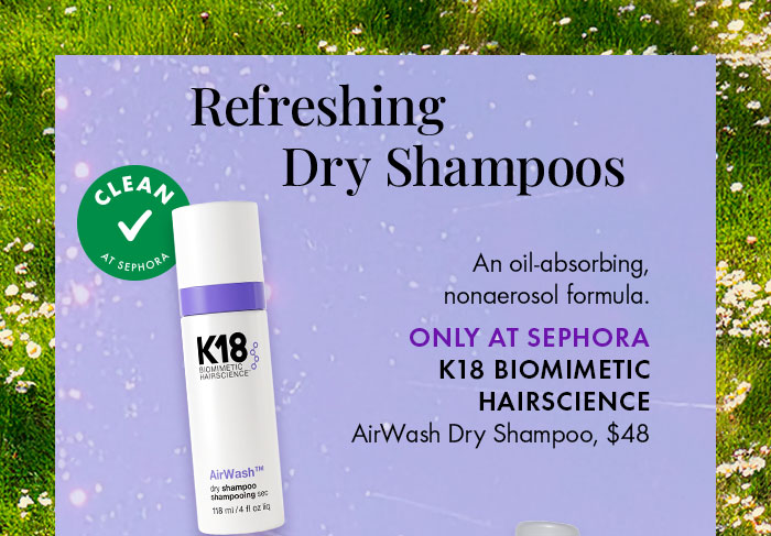 K18 Biomimetic Hairscience Airwash Dry Shampoo