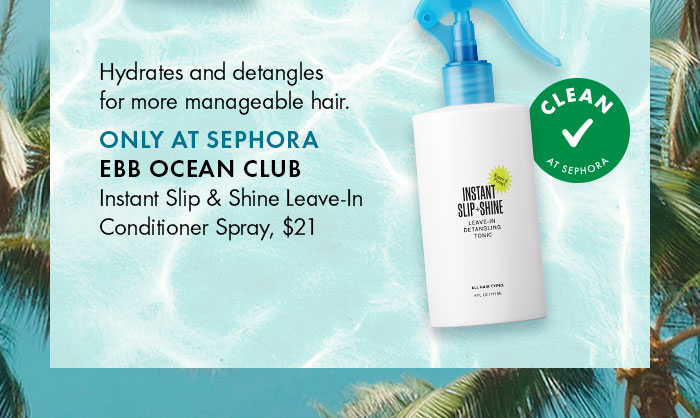 Ebb Ocean Club Instant Slip & Shine Detangling Leave-In Conditioner